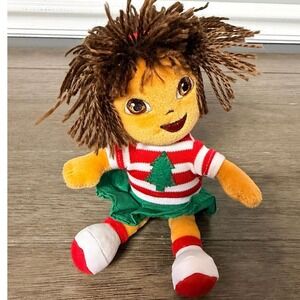 Ty Beanie Babies Dora The Explorer 6" Nick Jr. Christmas Hollday 2006